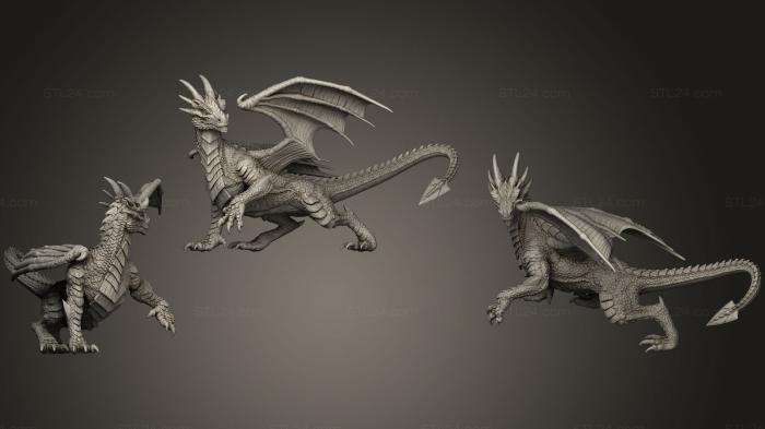Figurines heroes, monsters and demons (Sword amp Sorcery5, STKM_1268) 3D models for cnc